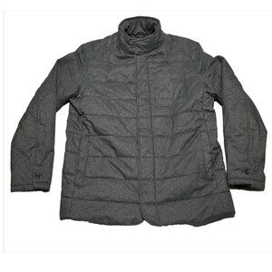 NWOT Banana Republic Men’s Quilted Puffer Jacket L — Heather Gray